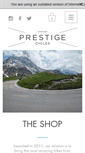 Mobile Screenshot of prestige-cycles.co.uk