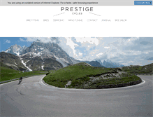 Tablet Screenshot of prestige-cycles.co.uk